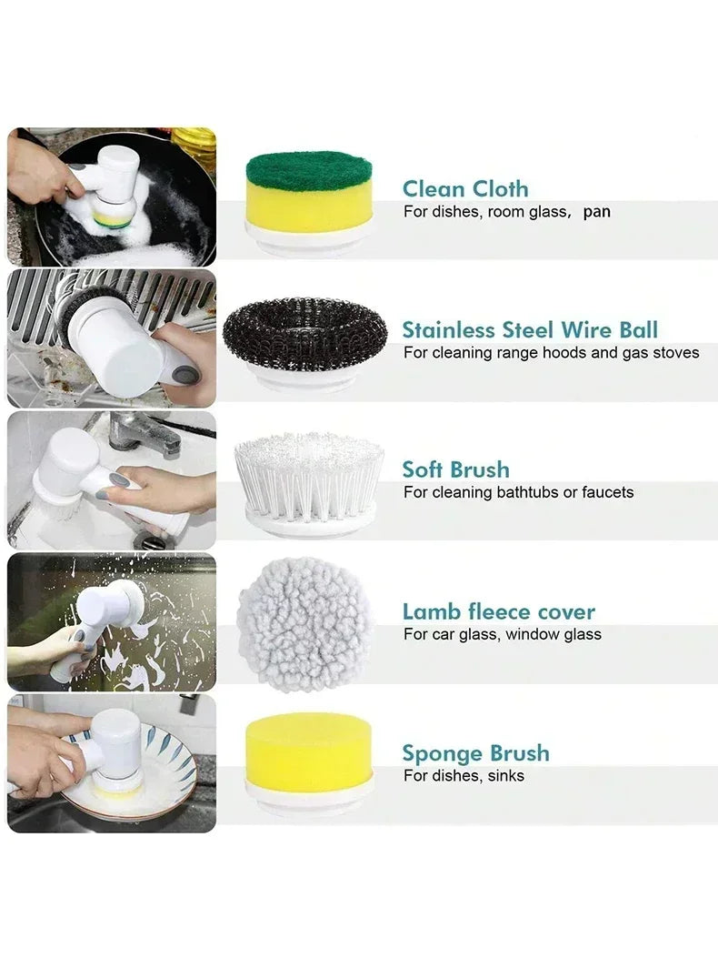 TrueScrub Electric Dish Scrubber
